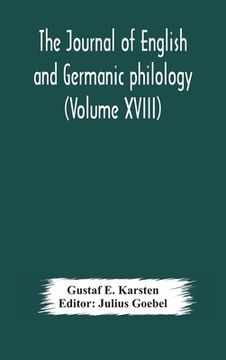 portada The Journal of English and Germanic philology (Volume XVIII)