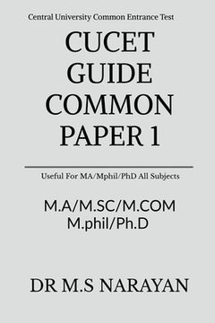 portada Cucet Guide Common Paper 1 (in English)