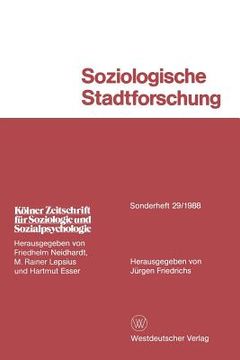 portada Soziologische Stadtforschung (en Alemán)