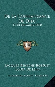 portada De La Connaissance De Dieu: Et De Soi-Meme (1872) (en Francés)