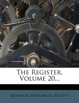 portada the register, volume 20... (in English)