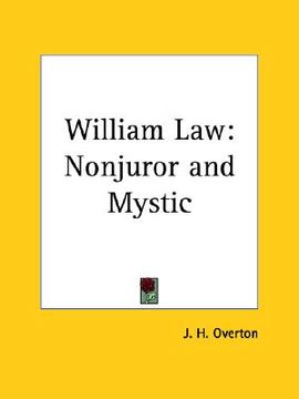 portada william law: nonjuror and mystic (in English)