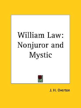 portada william law: nonjuror and mystic (en Inglés)