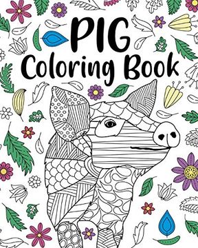 portada Pig Coloring Book (in English)
