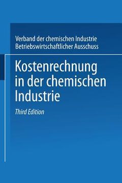 portada Kostenrechnung in Der Chemischen Industrie (en Alemán)