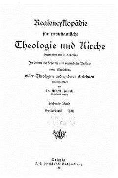 portada Realencyklopädie fur protestantische theologie und kirche (en Alemán)