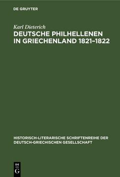 portada Deutsche Philhellenen in Griechenland 1821¿ 1822 (en Alemán)