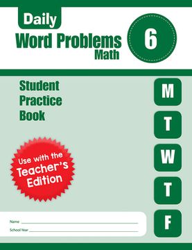 portada Daily Word Problems Math, Grade 6 Student Workbook (en Inglés)