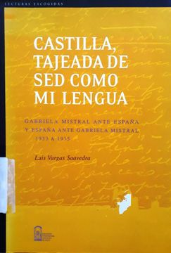 portada Castilla tajeada de sed como mi lengua (in Spanish)
