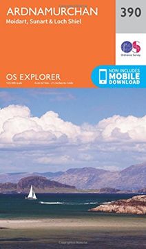 portada Ardnamurchan, Moidart, Sunart and Loch Shiel 1 : 25 000 (OS Explorer Active Map)