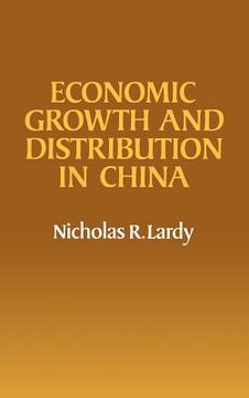 portada Economic Growth and Distribution in China (en Inglés)