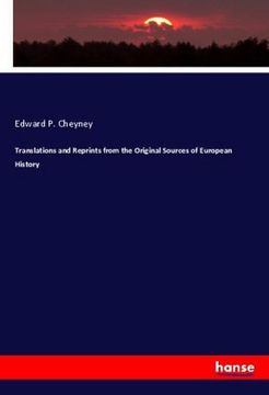 portada Translations and Reprints From the Original Sources of European History (in English)