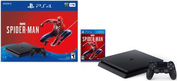 Sony PlayStation 4 Slim Marvel Spiderman Bundle 1TB 
