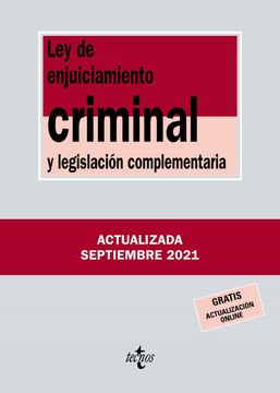 portada Ley de Enjuiciamiento Criminal y Legislación Complementaria (in Spanish)