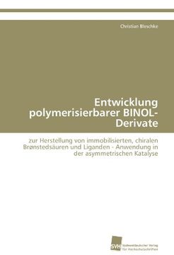 portada Entwicklung Polymerisierbarer Binol-Derivate