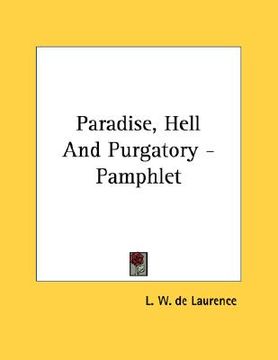 portada paradise, hell and purgatory - pamphlet