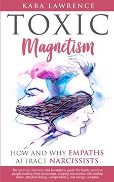 portada Toxic Magnetism - how and why Empaths Attract Narcissists: Survival, Recovery, and Boundaries Guide for Highly Sensitive People Healing From Narcissism, Narcissistic Relationship Abuse, and Attached (en Inglés)