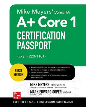 portada Mike Meyers'Comptia a+ Core 1 Certification Passport (Exam 220-1101) (Mike Meyers'Certification Passport) (en Inglés)