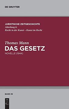 portada Das Gesetz (Juristische Zeitgeschichte 