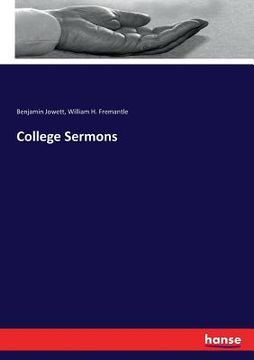 portada College Sermons (in English)