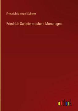 portada Friedrich Schleiermachers Monologen (en Alemán)