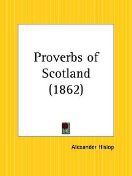 portada proverbs of scotland (en Inglés)