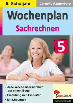 portada Wochenplan Sachrechnen / Klasse 5 (en Alemán)