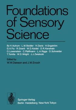portada foundations of sensory science (en Inglés)