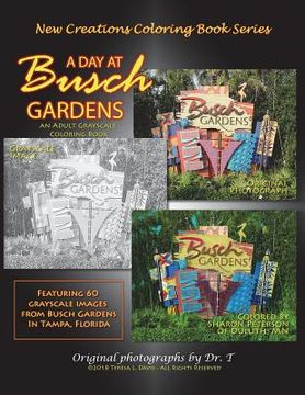 portada New Creations Coloring Book Series: A Day At Busch Gardens (en Inglés)