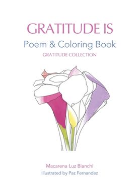 portada Gratitude Is: Poem and Coloring Book (en Inglés)