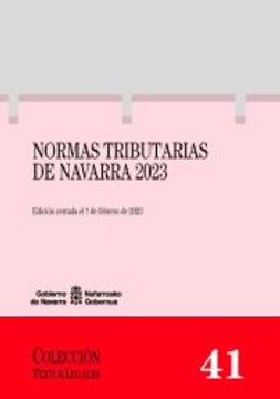 portada Normas Tributarias de Navarra 2023 (in Spanish)