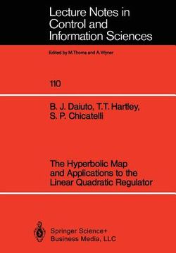 portada the hyperbolic map and applications to the linear quadratic regulator (en Inglés)