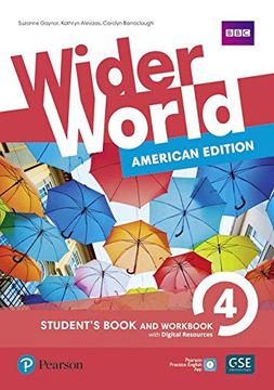 portada Wider World American Edition 4 Student Book & Workbook With pep Pack (en Inglés)