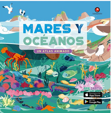 portada Mares y Oceanos. Un Atlas Animado (in Spanish)
