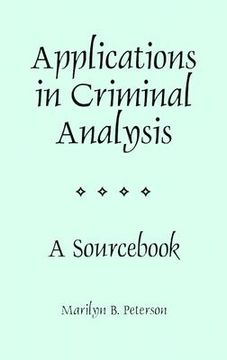 portada Applications in Criminal Analysis: A Sourc (in English)
