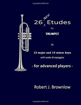 portada 26 New Etudes for Trumpet: In 13 major and 13 minor keys with scales & arpeggios (in English)