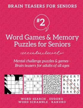 portada Brain Teasers for Seniors #2: Word Games & Memory Puzzles for Seniors. Mental Challenge Puzzles & Games – Brain Teasers for Adults for all Ages 