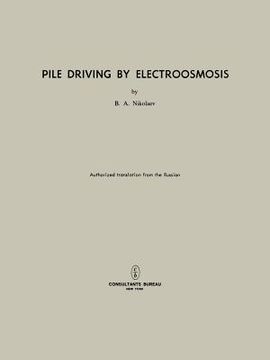 portada Pile Driving by Electroosmosis (en Inglés)