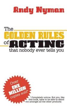 portada the golden rules of acting