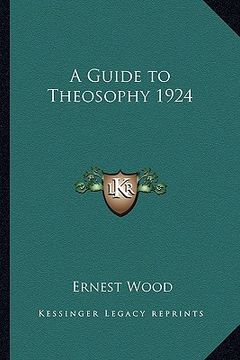 portada a guide to theosophy 1924 (en Inglés)