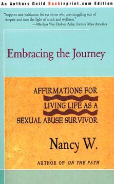 portada embracing the journey: affirmations for living life as a sexual abuse survivor