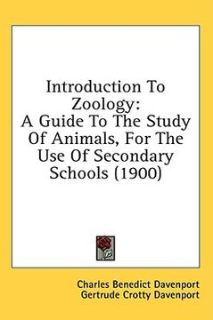 portada introduction to zoology: a guide to the study of animals, for the use of secondary schools (1900)