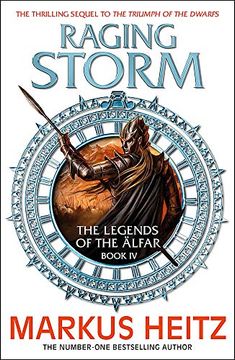 portada Raging Storm: The Legends of the Alfar Book iv (The Legends of the Älfar) (en Inglés)