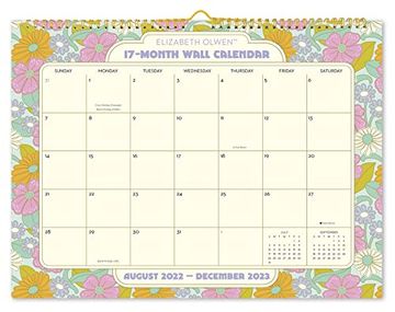 portada 2023 Elizabeth Olwen Horizontal Designer (Designer Wall Calendar) 