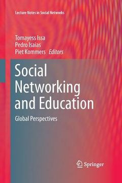portada Social Networking and Education: Global Perspectives (en Inglés)