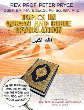 portada Topics in Qur'an and Bible Translation (en Inglés)