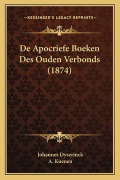 portada De Apocriefe Boeken Des Ouden Verbonds (1874)