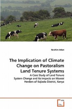 portada the implication of climate change on pastoralism land tenure systems (en Inglés)