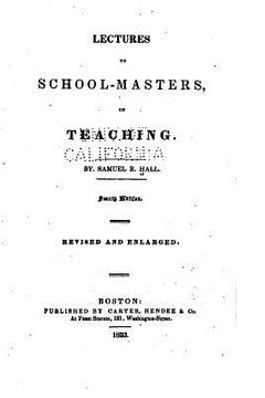 portada Lectures to School-masters, on Teaching (en Inglés)