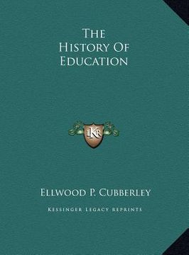 portada the history of education (en Inglés)
